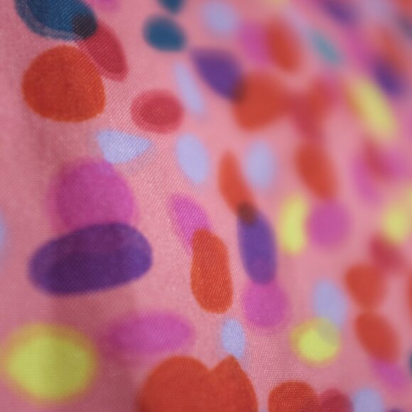 Apollo girl's pink artistic confettis blouse  size 10 or 12 - Picture 3 of 6